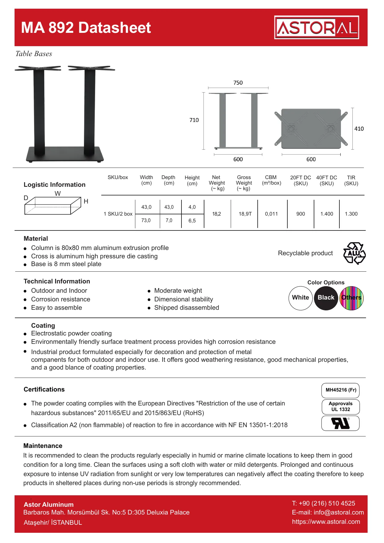 Tablebase MA892 TDS